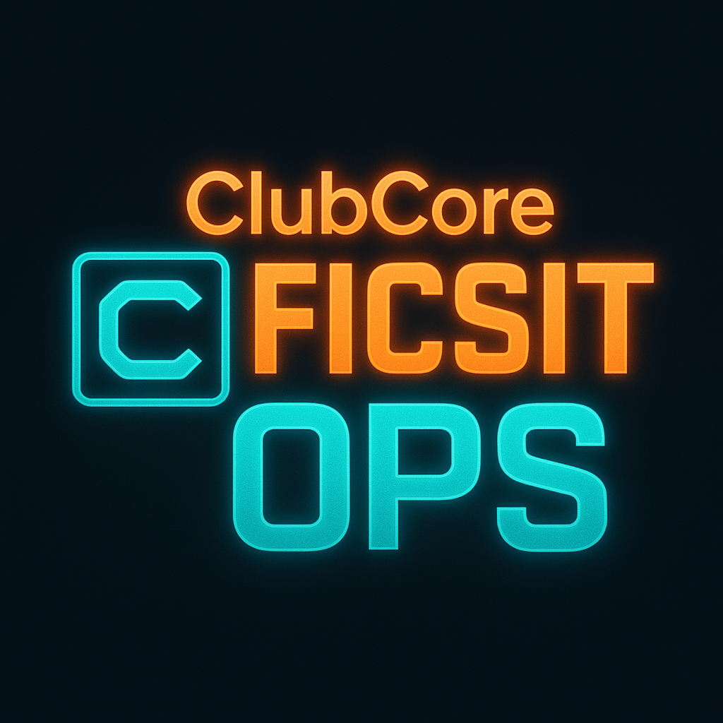 ClubCore Ficsit Ops Logo